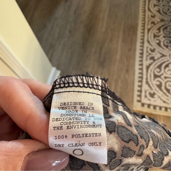 Flynn Skye Leopard Print Midi Slip Dress XS – Made in USA - Picture 8 of 12